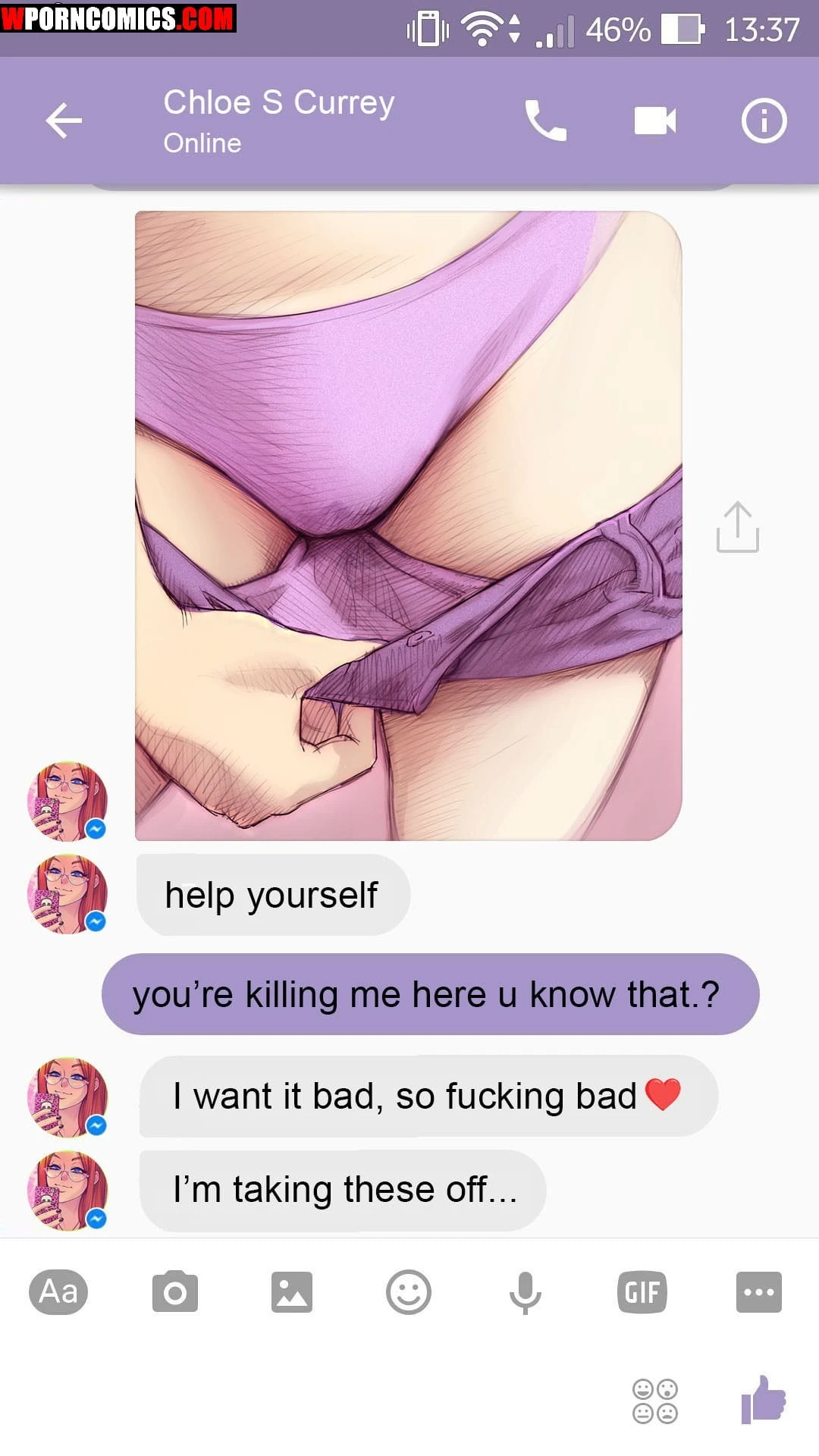 Porn Comic Chat with Chloe - 13#