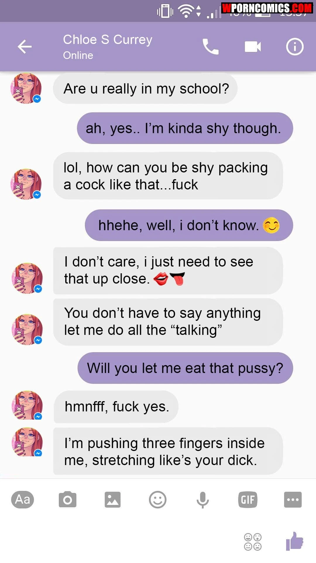 Porn Comic Chat with Chloe - 19#
