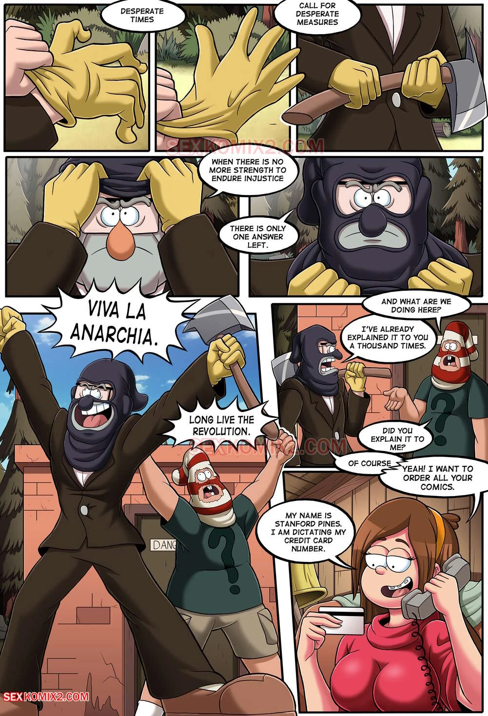 Porn Comic Gravity Falls Mabel reads comics by sexkomix2com - 2#