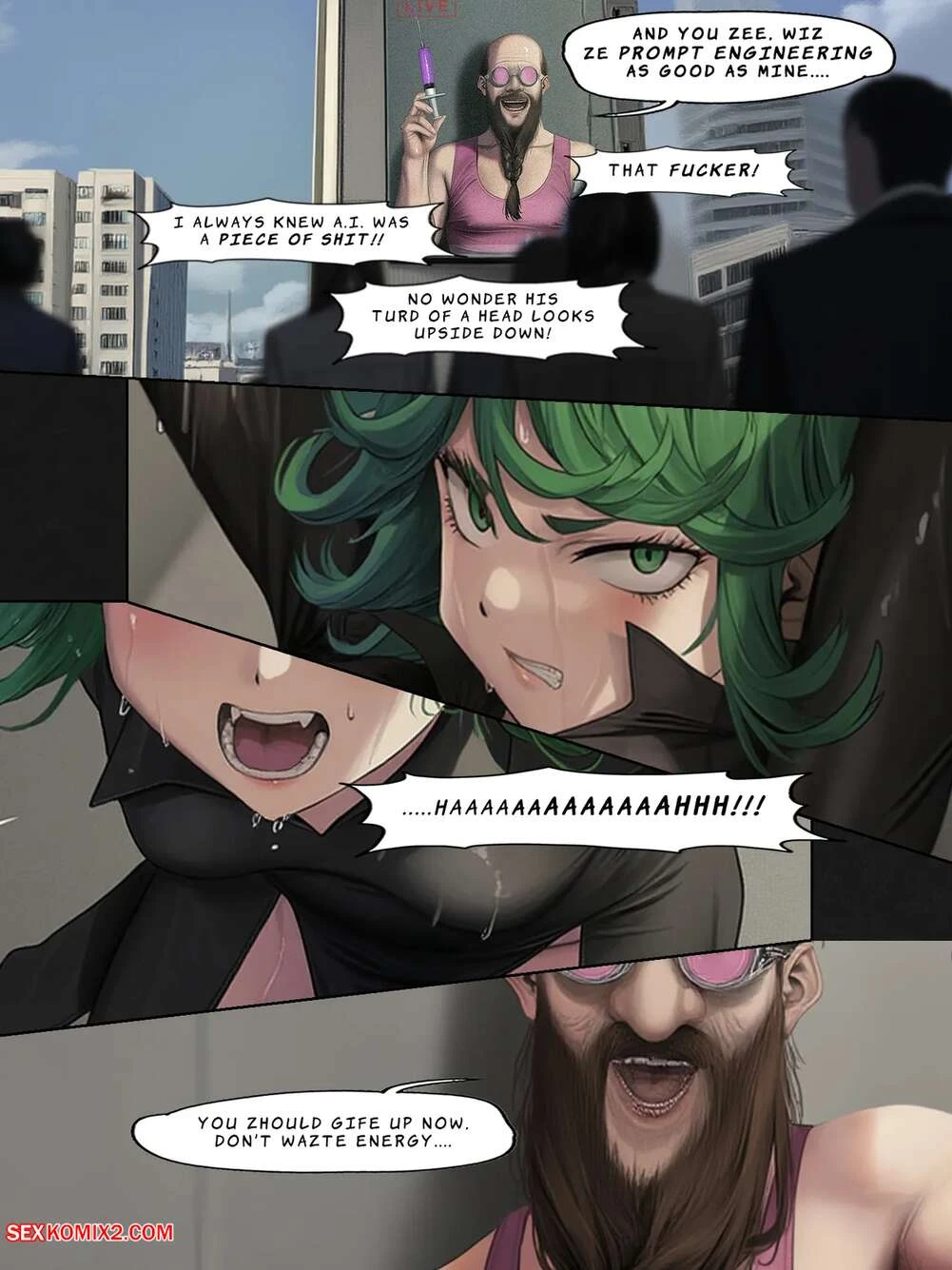 Porn Comic One Punch Man Humanitys Last Broadcast FEFanatica - 10#