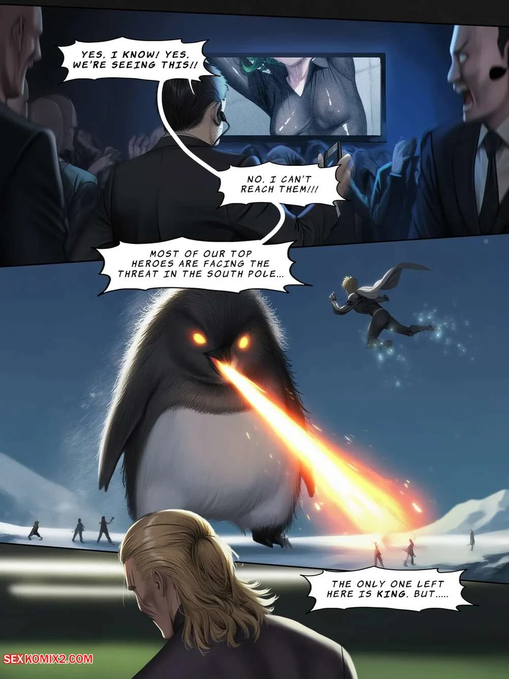 Porn Comic One Punch Man Humanitys Last Broadcast FEFanatica - 16#