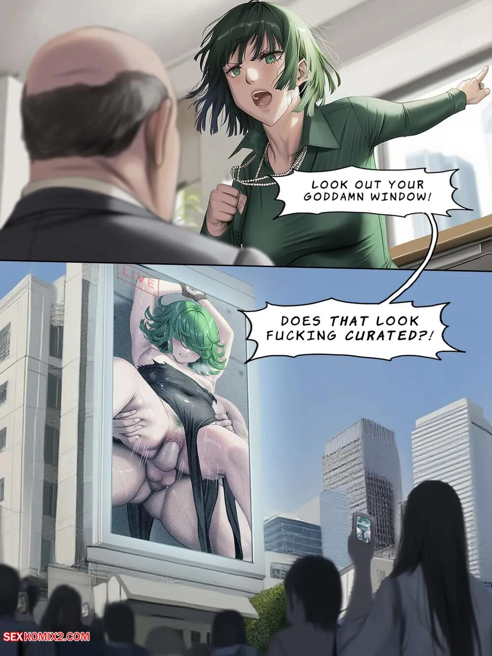 Porn Comic One Punch Man Humanitys Last Broadcast FEFanatica - 2#