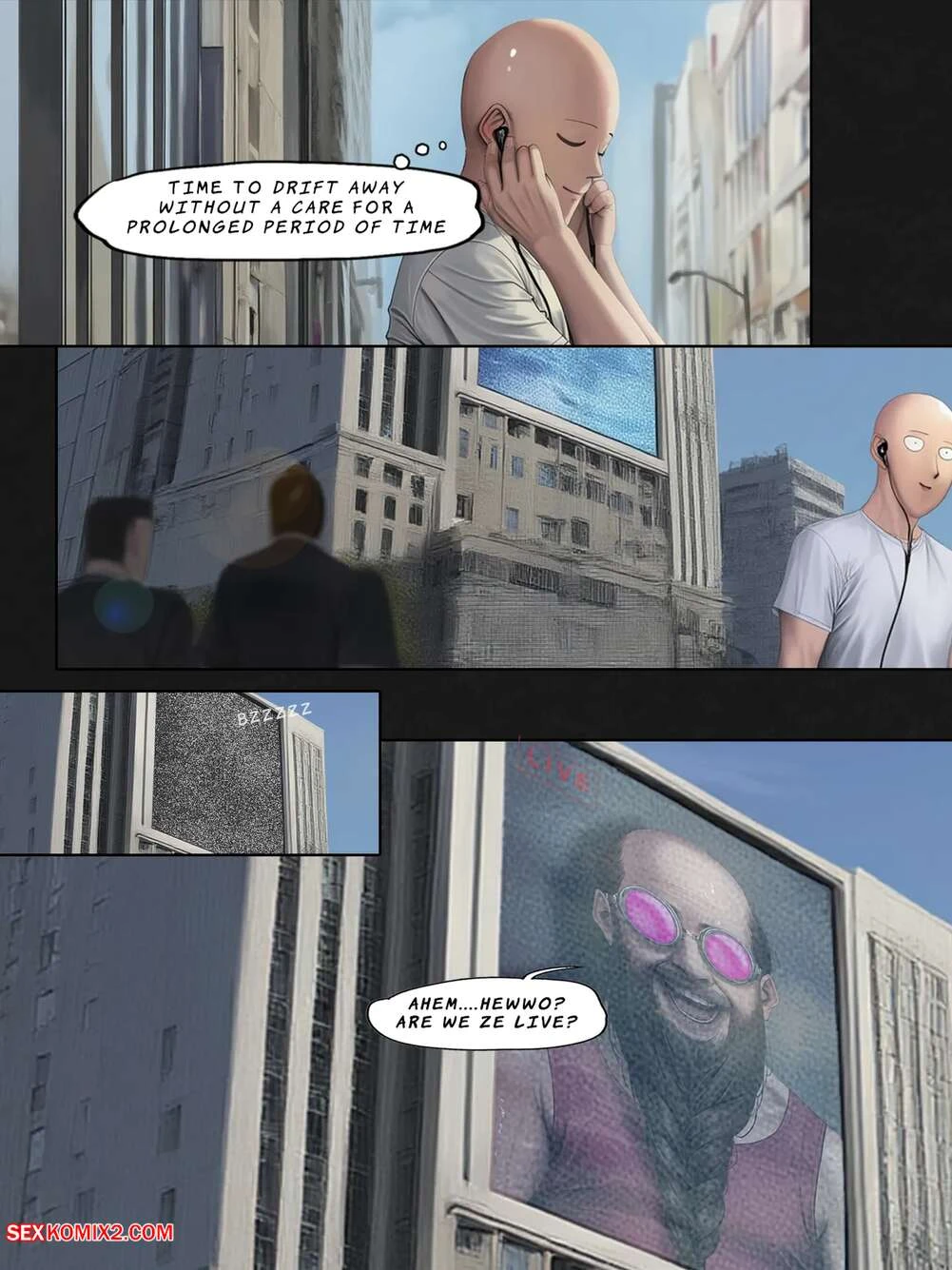 Porn Comic One Punch Man Humanitys Last Broadcast FEFanatica - 5#