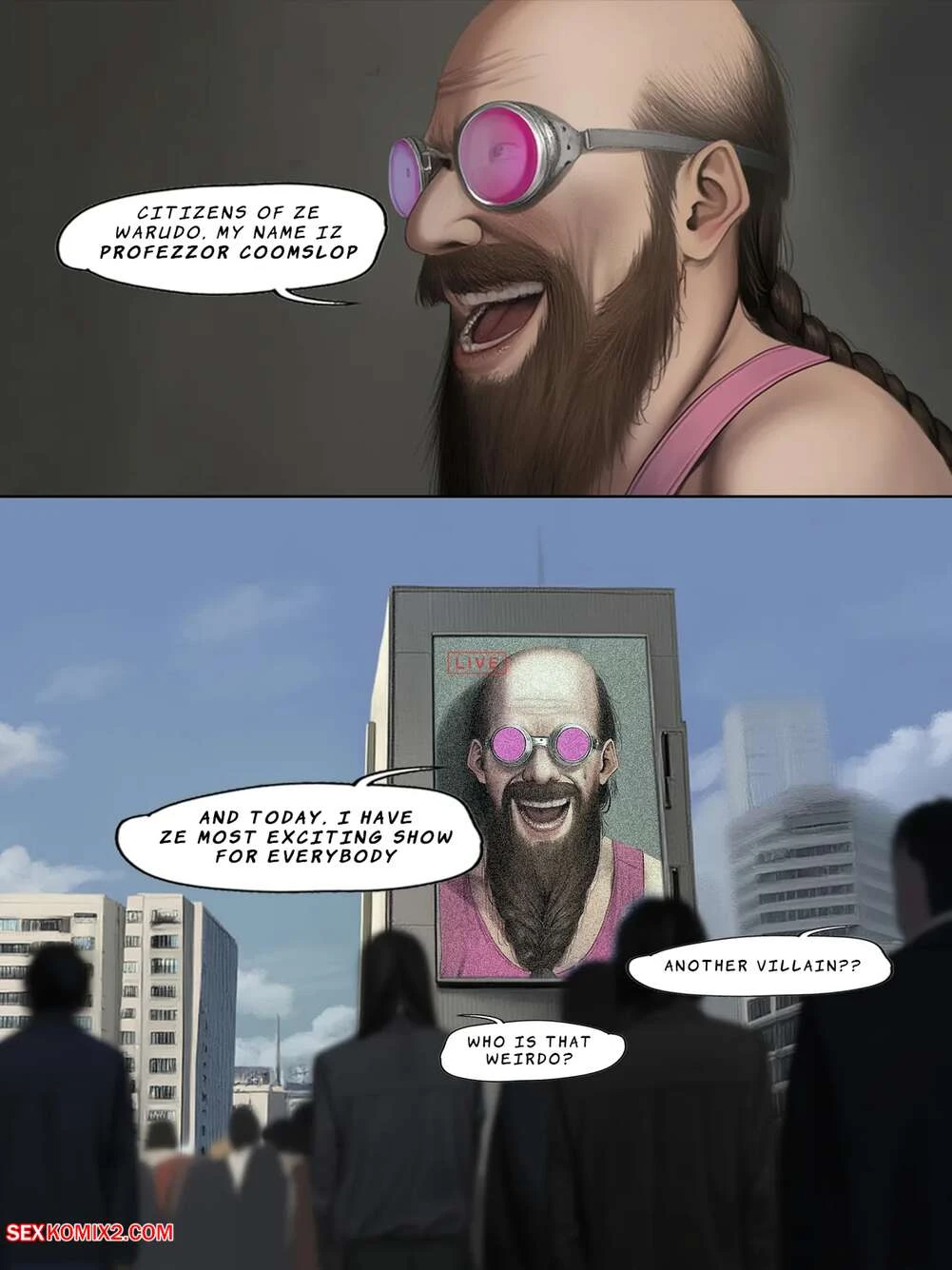 Porn Comic One Punch Man Humanitys Last Broadcast FEFanatica - 6#
