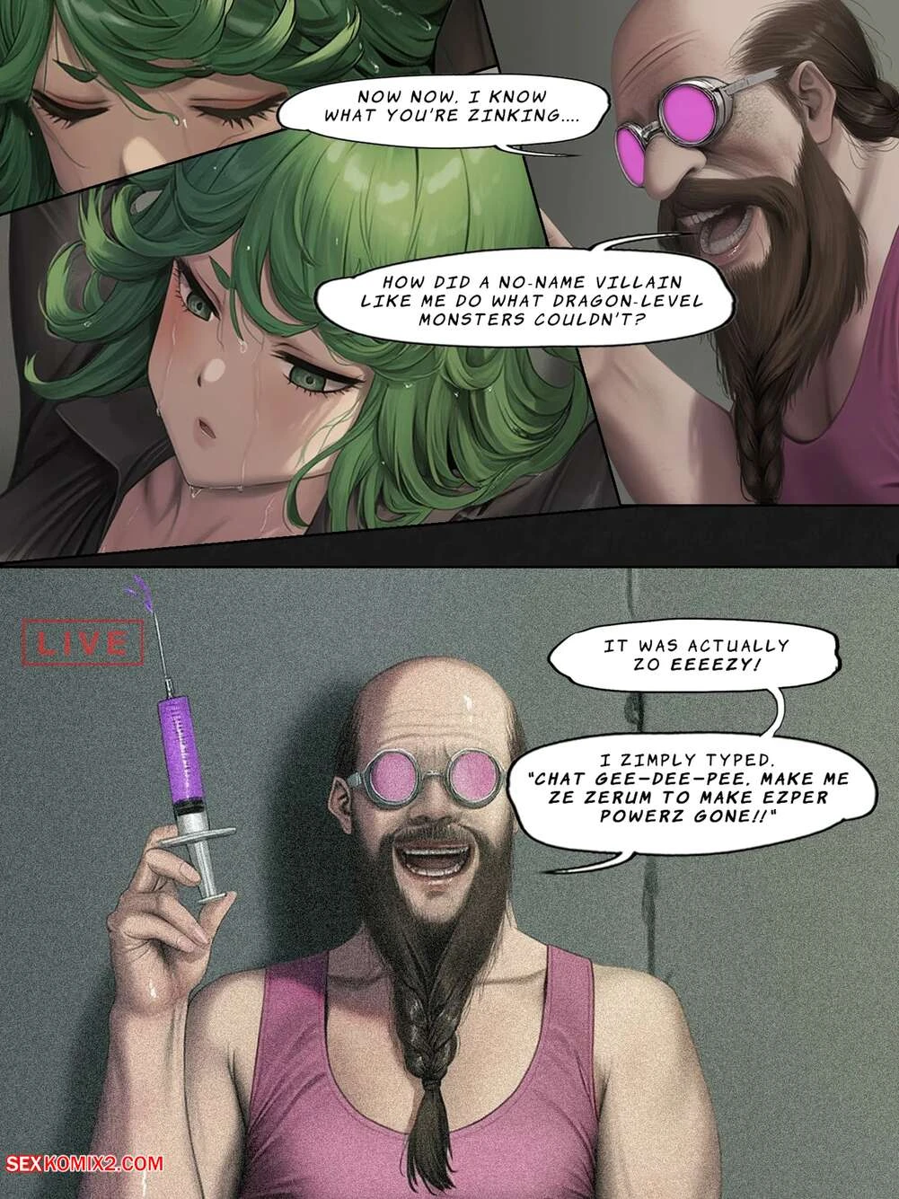 Porn Comic One Punch Man Humanitys Last Broadcast FEFanatica - 9#
