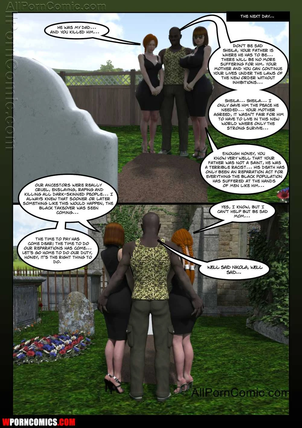 Porn Comic 3D Black Takeover Part 3 - 3#