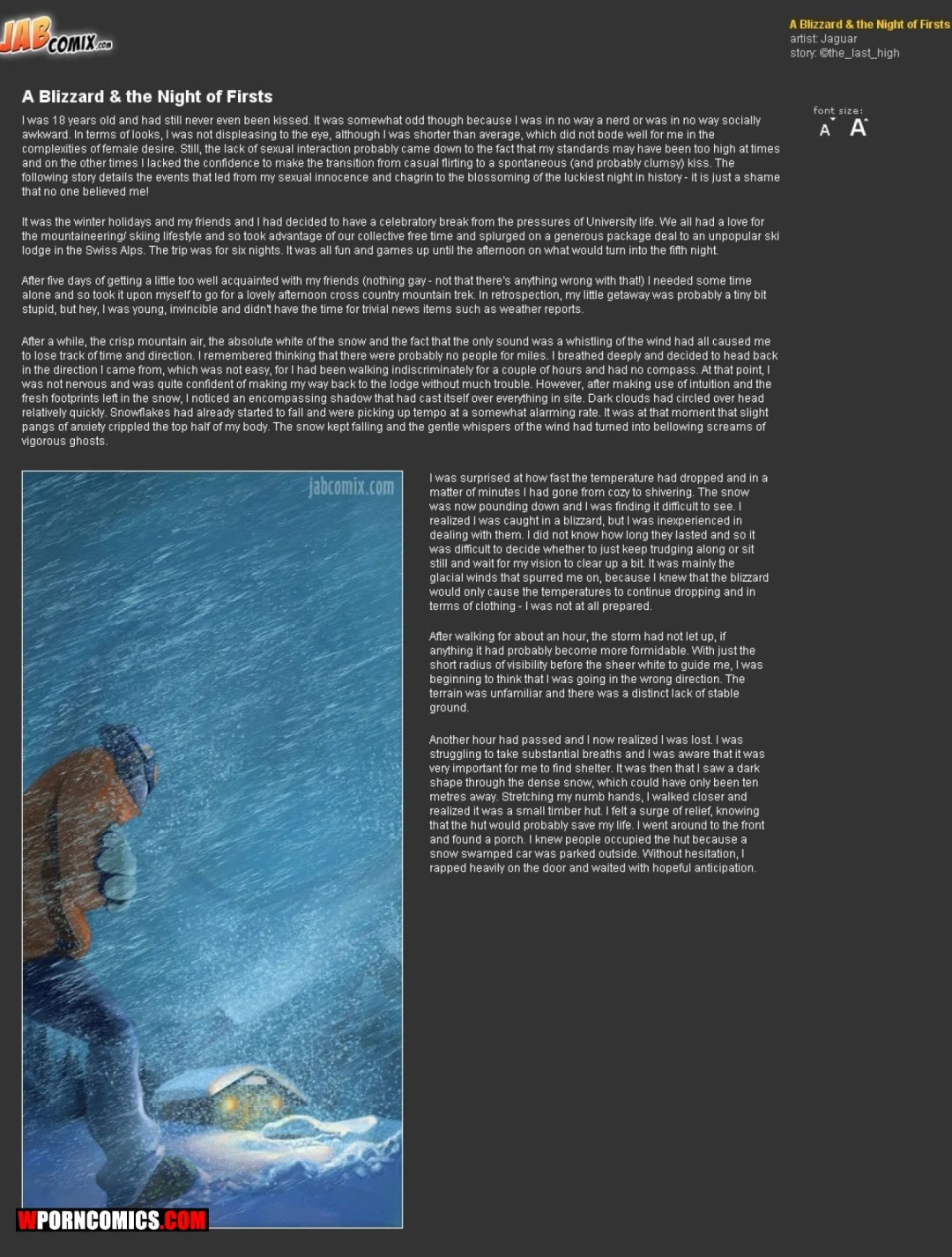 Porn Comic A Blizzard And The Night Of Firsts - 2#