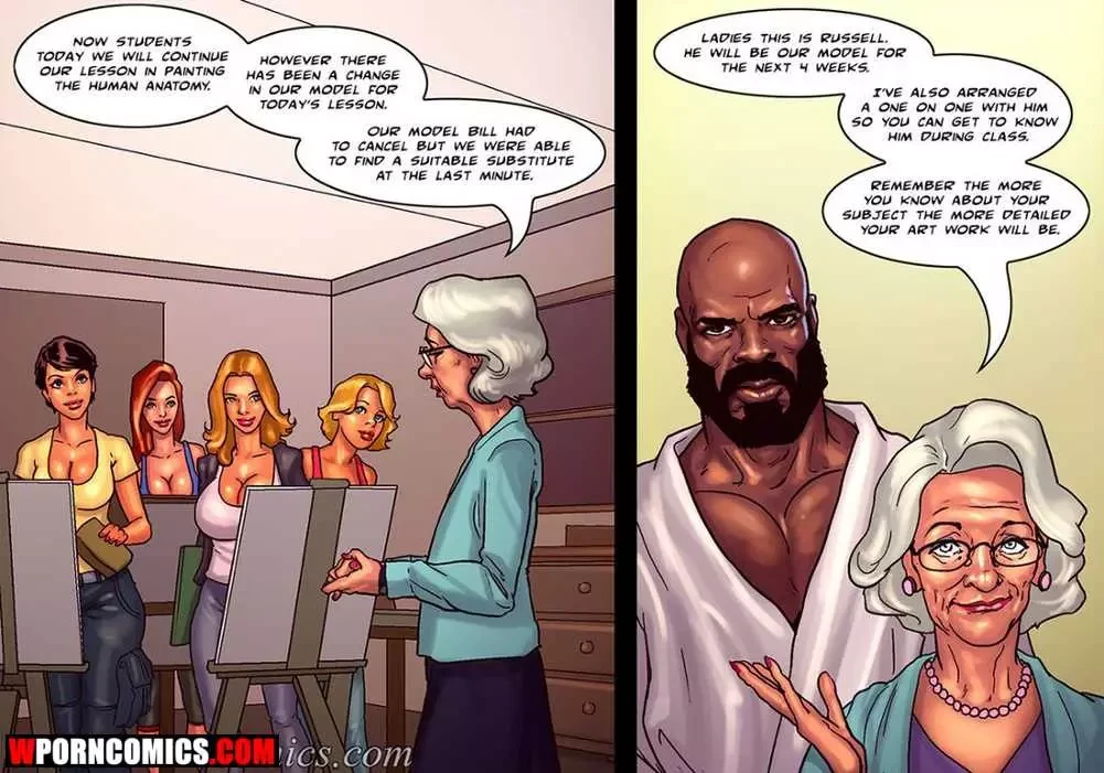 Porn Comic Art Class Part 1 - 2#