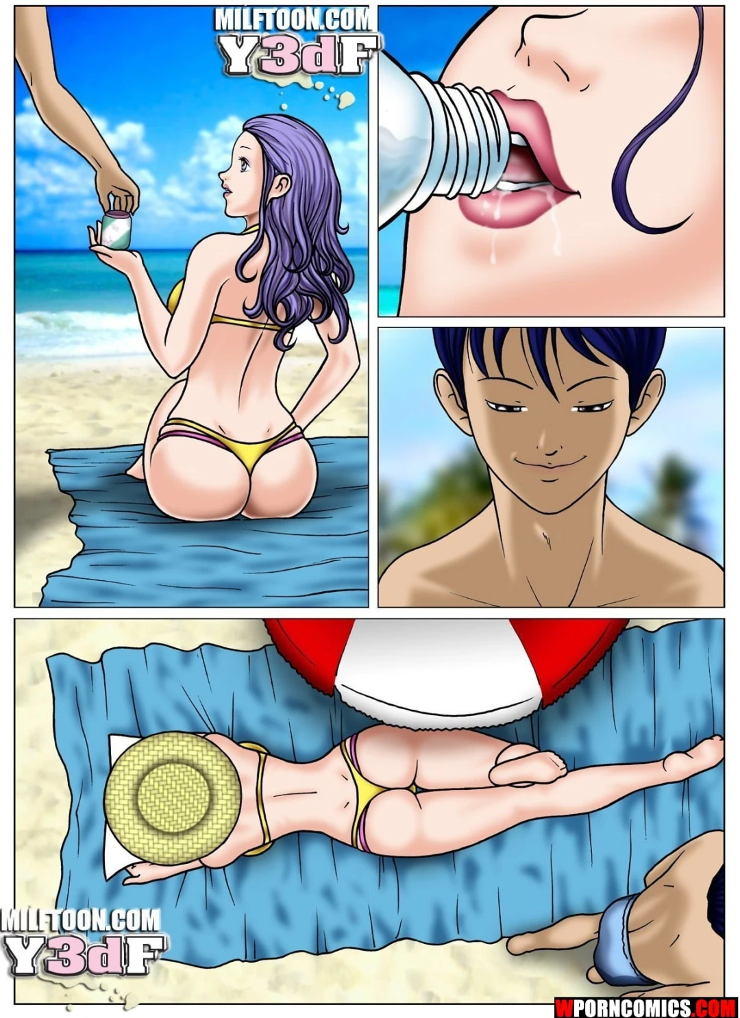 Porn Comic Beach Adventure by Milftoon - 5#