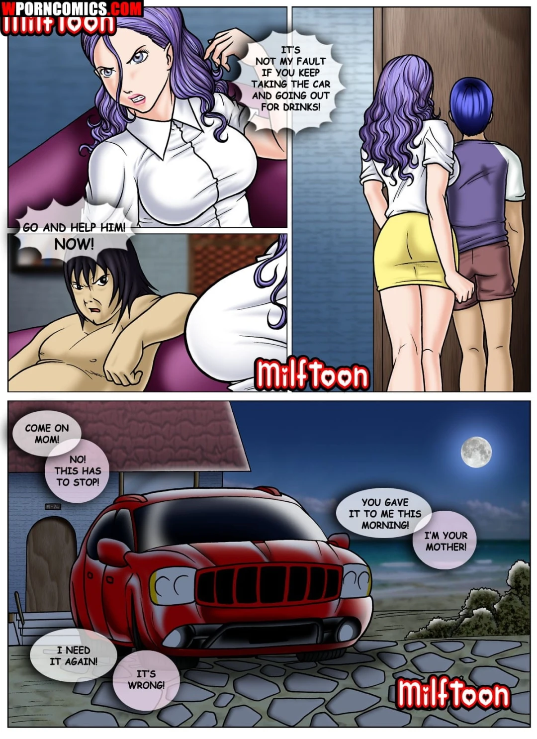 Porn Comic Beach Adventure Part 2 - 2#