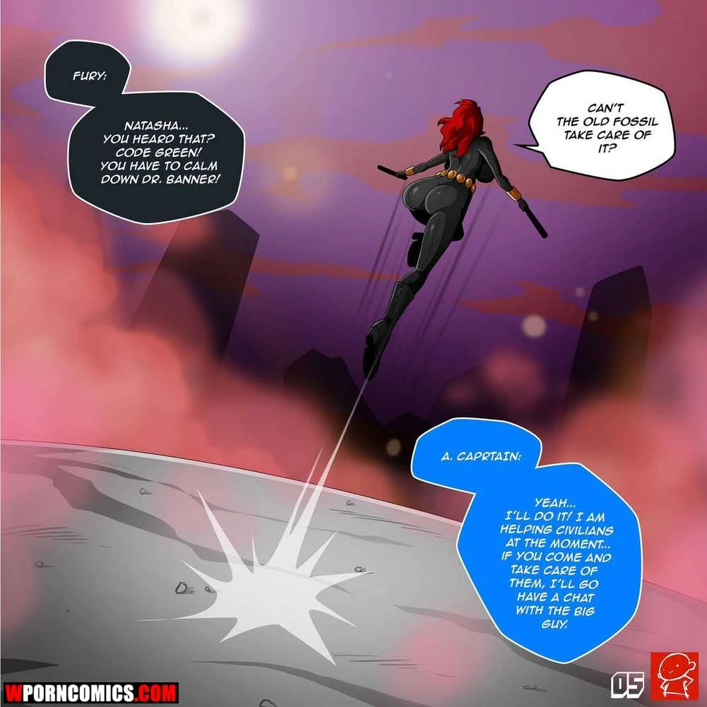 Porn Comic Black Widow The Avengers - 6#