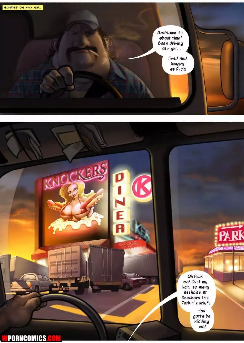 Porn Comic Coochies 24 Hour Sex Diner - 3#