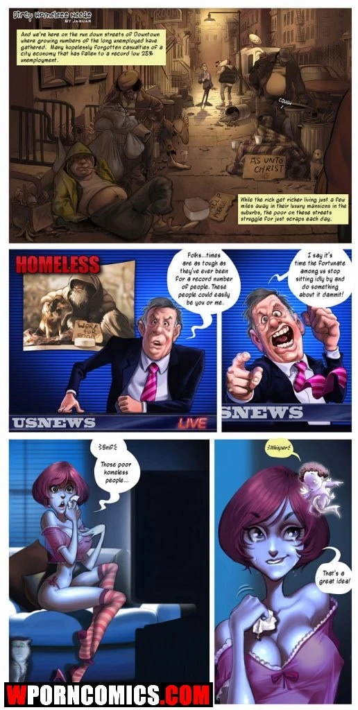 Porn Comic Dirty Homeless Needs - 1#