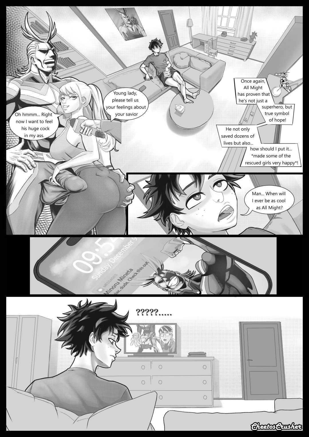 Porn Comic Embarrassment and enjoyment - Cheetos Crusher - 2#