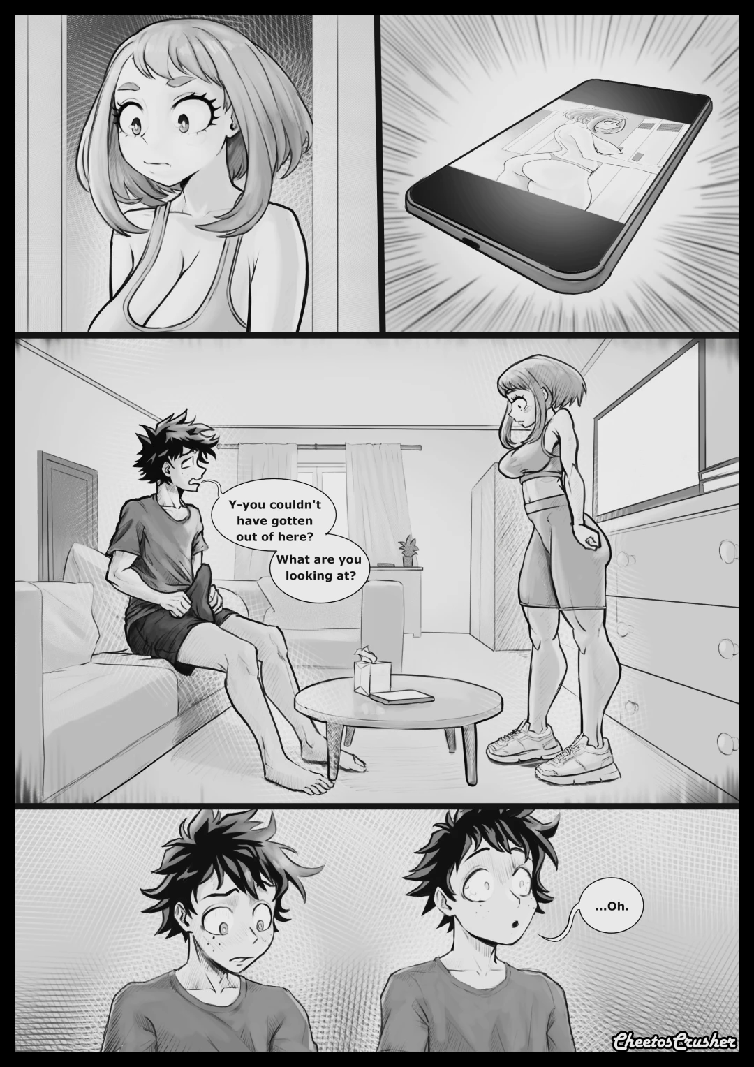 Porn Comic Embarrassment and enjoyment - Cheetos Crusher - 6#