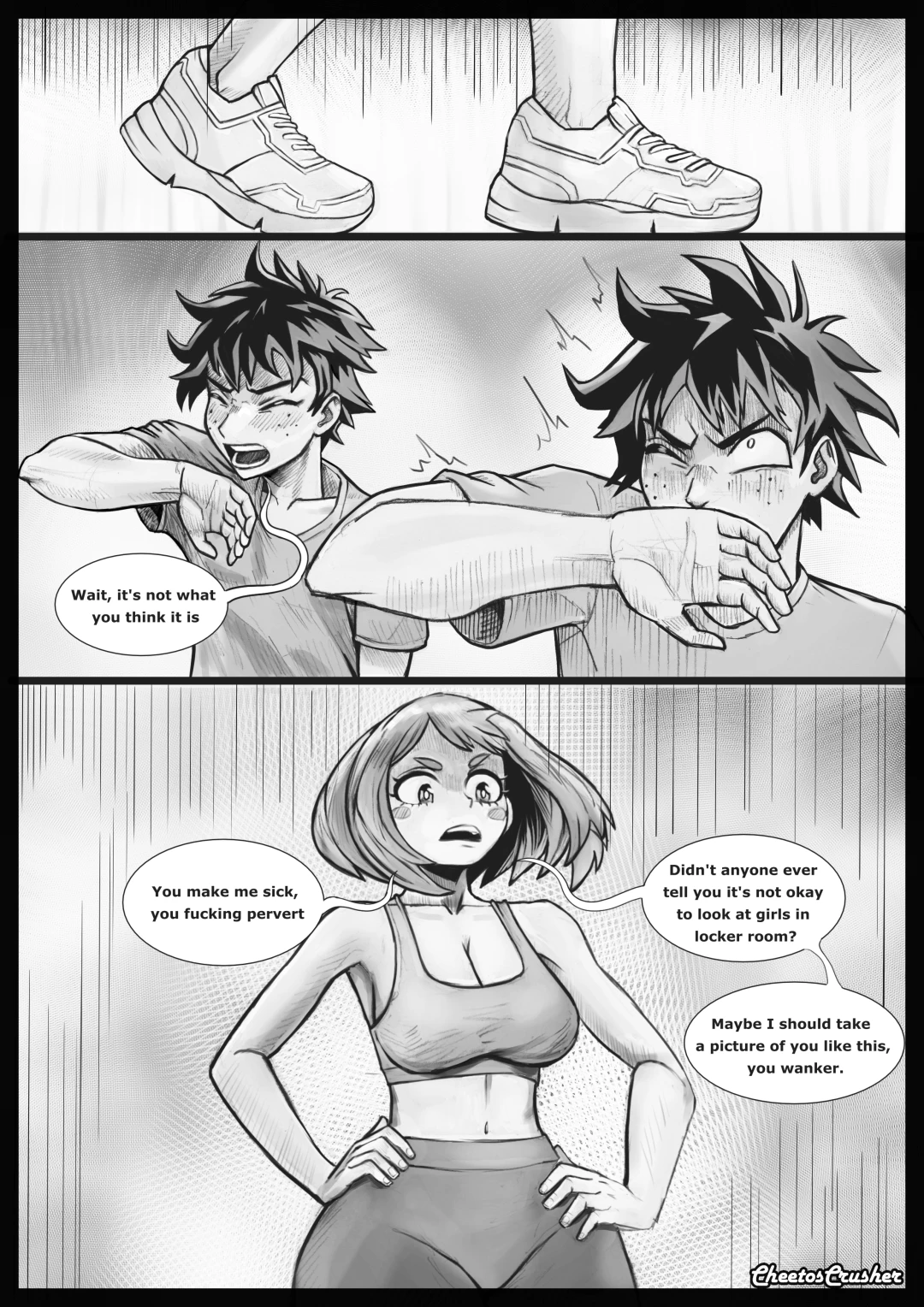 Porn Comic Embarrassment and enjoyment - Cheetos Crusher - 7#
