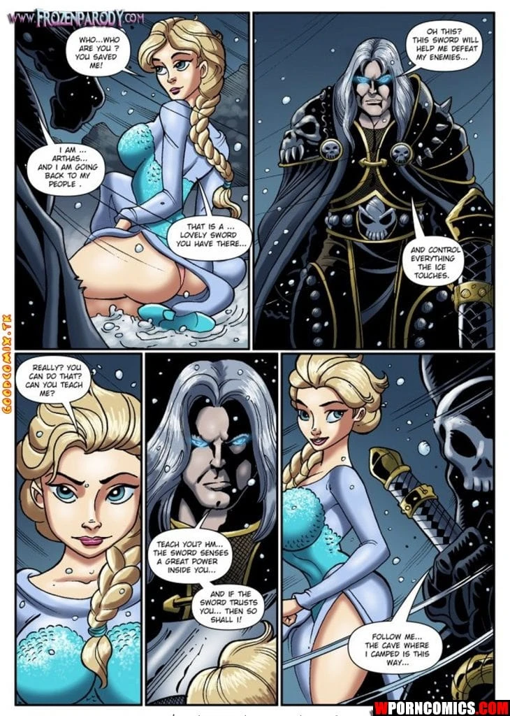 Porn Comic Frozen Parody Saviors Hard Dick - 4#