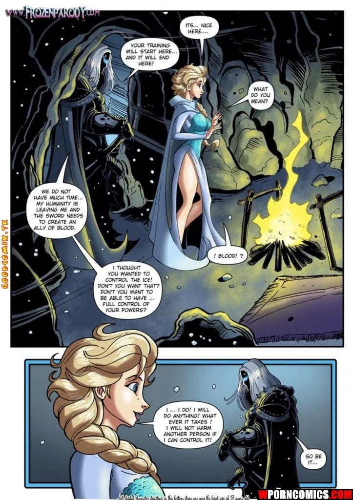 Porn Comic Frozen Parody Saviors Hard Dick - 5#