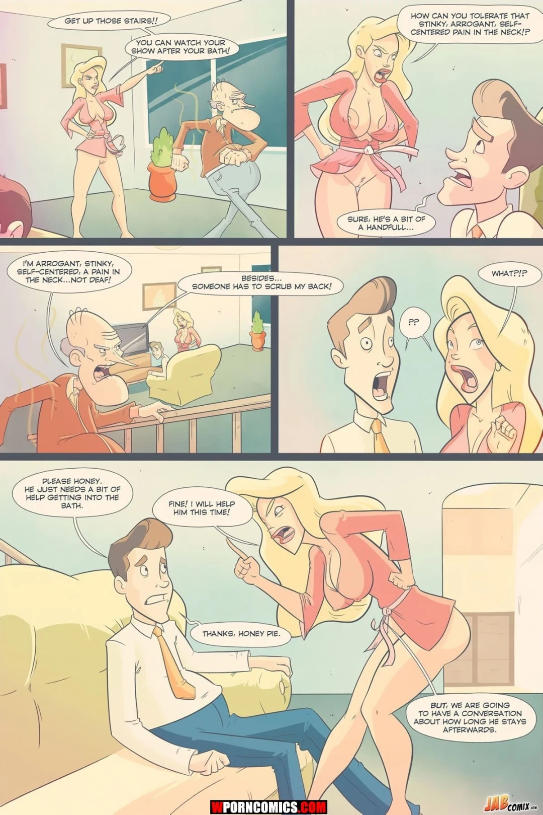 Porn Comic Grumpy Old Man Jefferson Part 2 - 3#