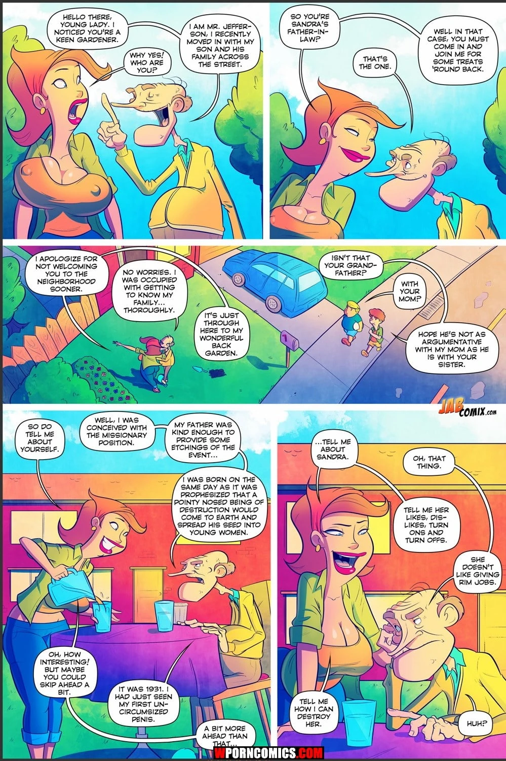 Porn Comic Grumpy Old Man Jefferson Part 4 - 7#