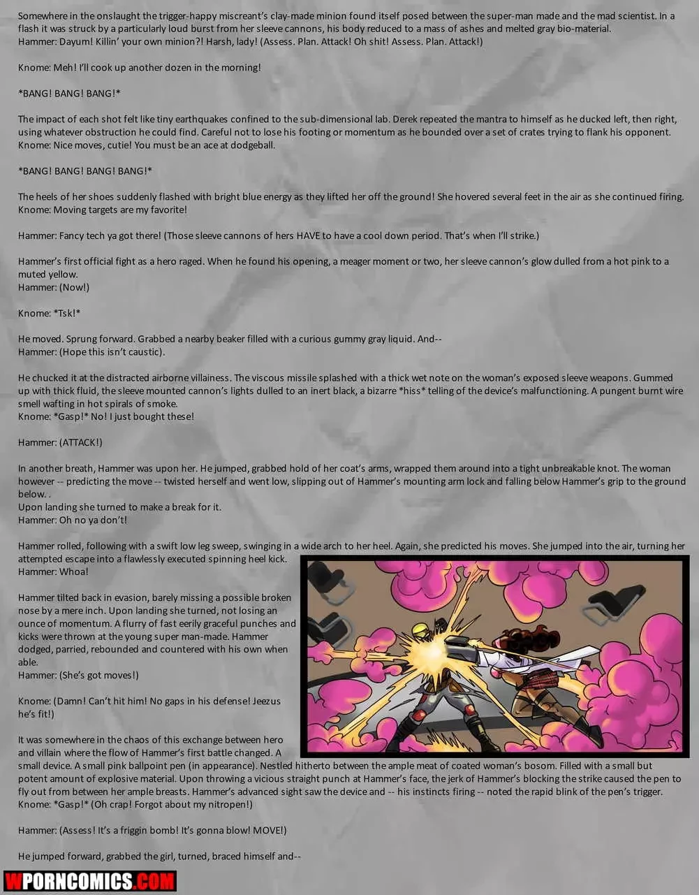 Porn Comic Hero Tales Origins Hammer EX 5 - 9#