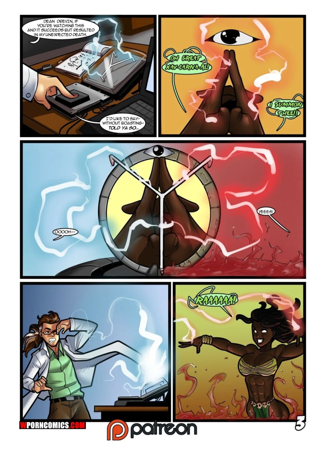 Porn Comic Hero Tales Part 2 Enter The Mad Witch - 4#