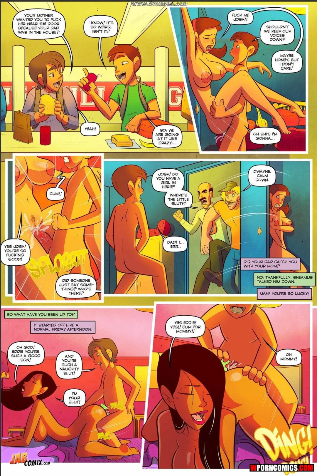 Porn Comic Keeping It Up With The Joneses Part 3 - 4#