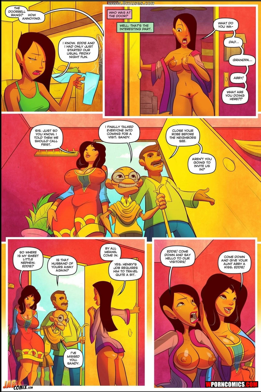 Porn Comic Keeping It Up With The Joneses Part 3 - 5#