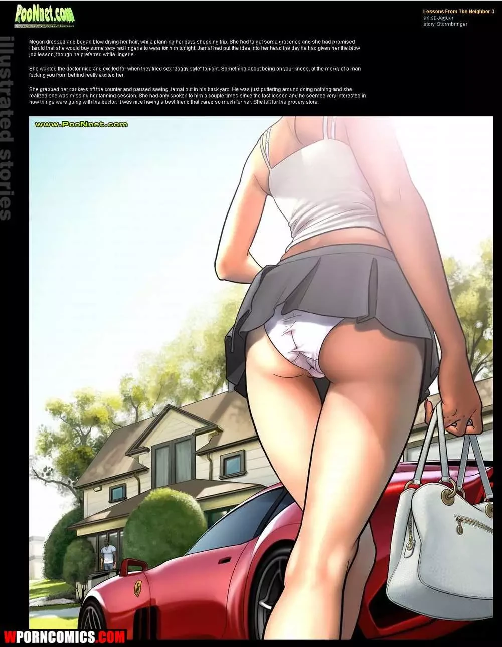 Porn Comic Lessons From The Neighbor Part 3 - 5#