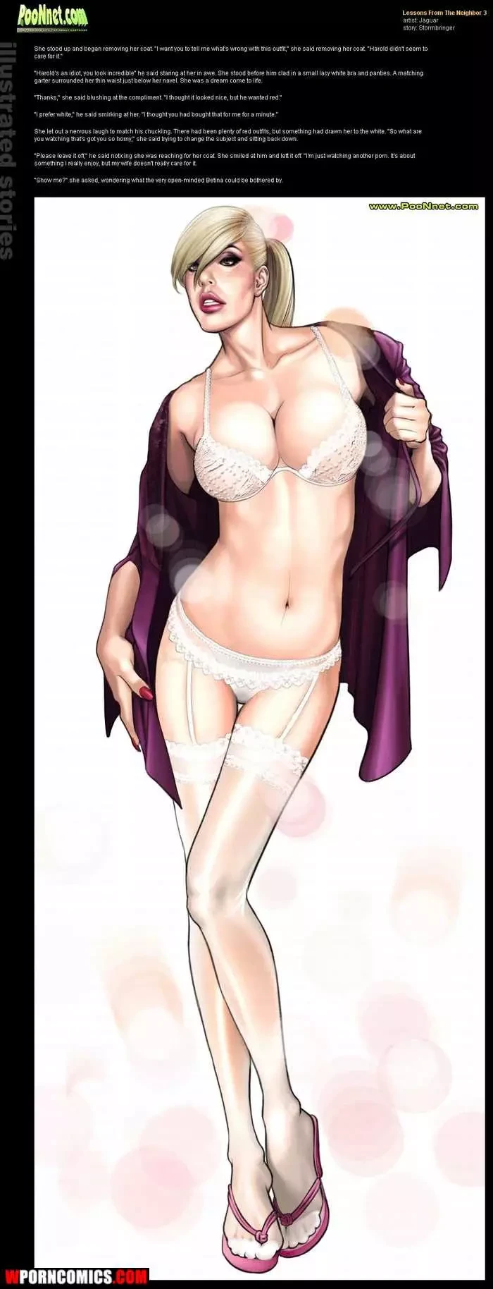 Porn Comic Lessons From The Neighbor Part 3 - 9#