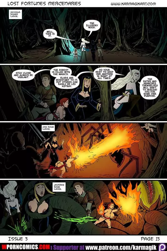 Porn Comic Lost Fortunes Mercenaries Part 3 - 13#