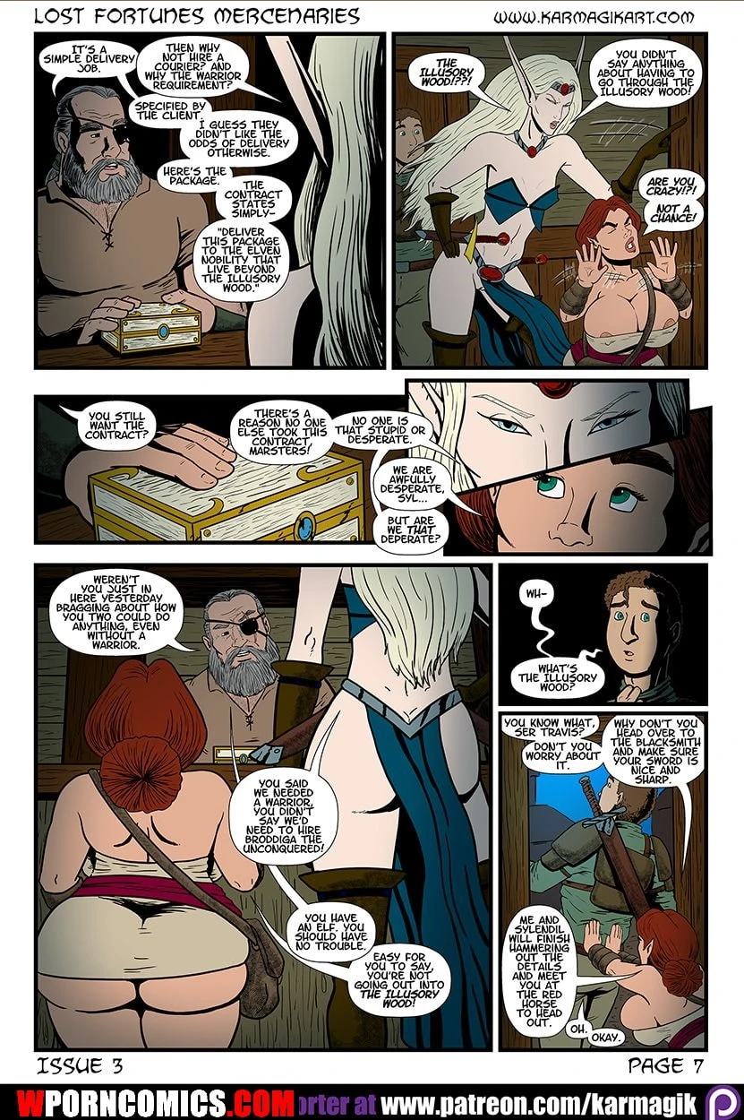 Porn Comic Lost Fortunes Mercenaries Part 3 - 7#