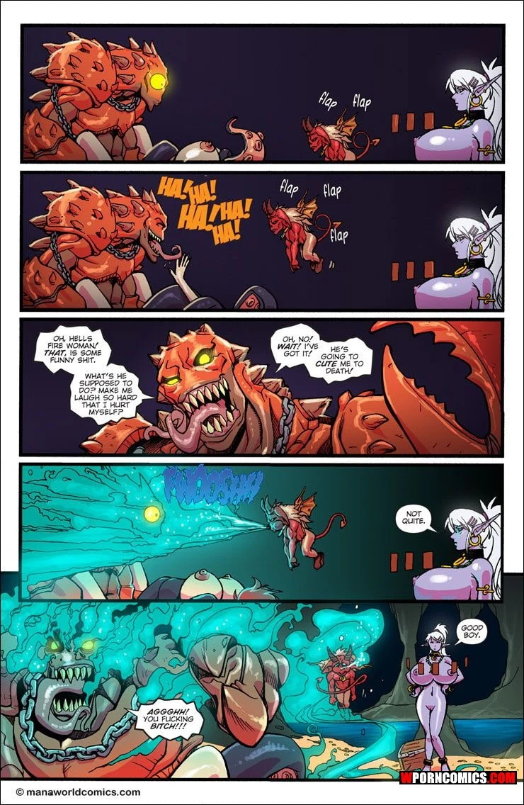 Porn Comic Mana World Part 11 Blood In The Water - 11#