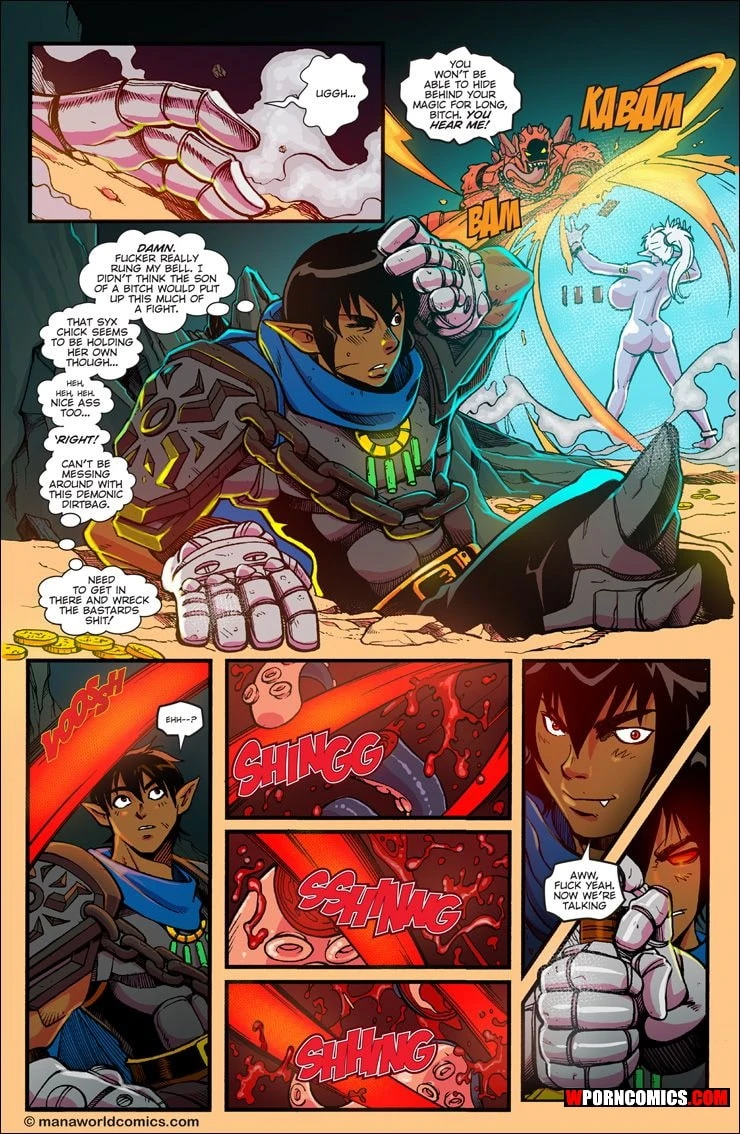 Porn Comic Mana World Part 11 Blood In The Water - 13#