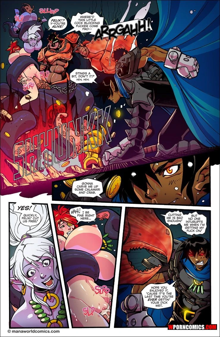 Porn Comic Mana World Part 11 Blood In The Water - 2#