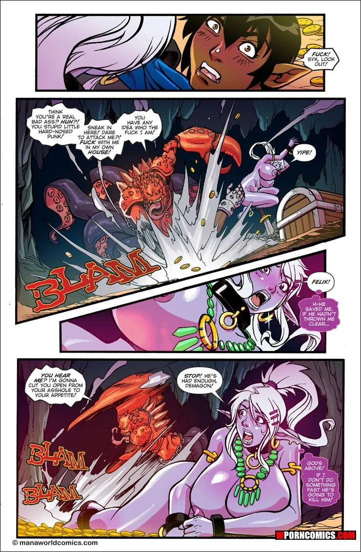 Porn Comic Mana World Part 11 Blood In The Water - 8#