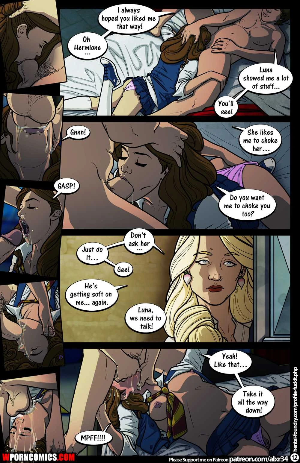 Porn Comic Meanwhile In Hogwarts Truth Or Dare Harry Potter - 14#