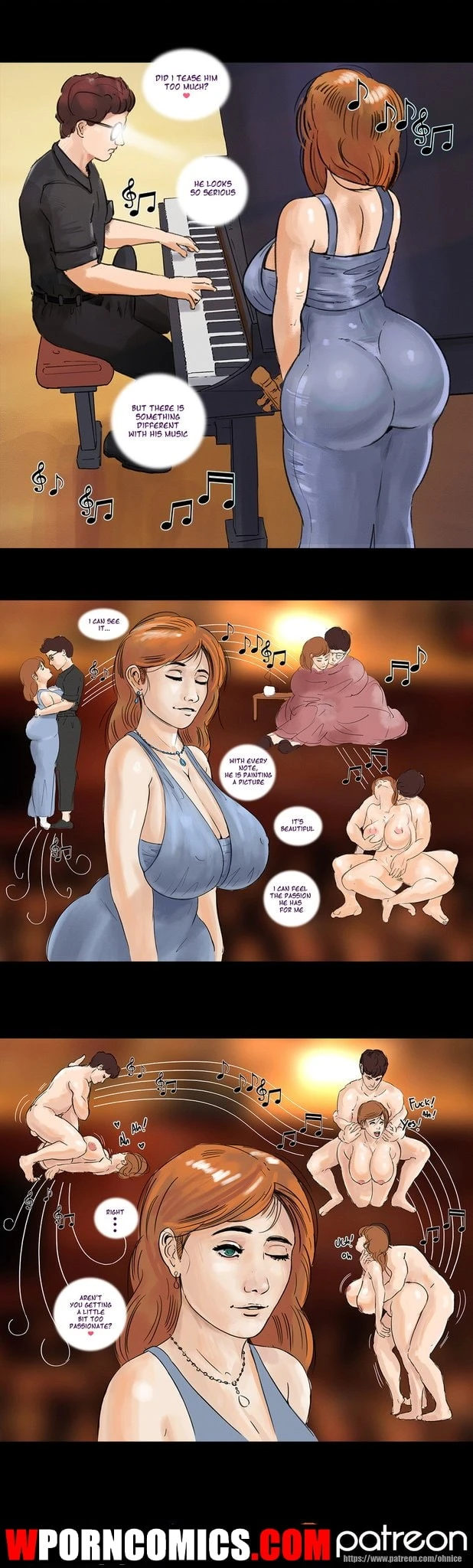 Porn Comic Musicians Troubles - 8#