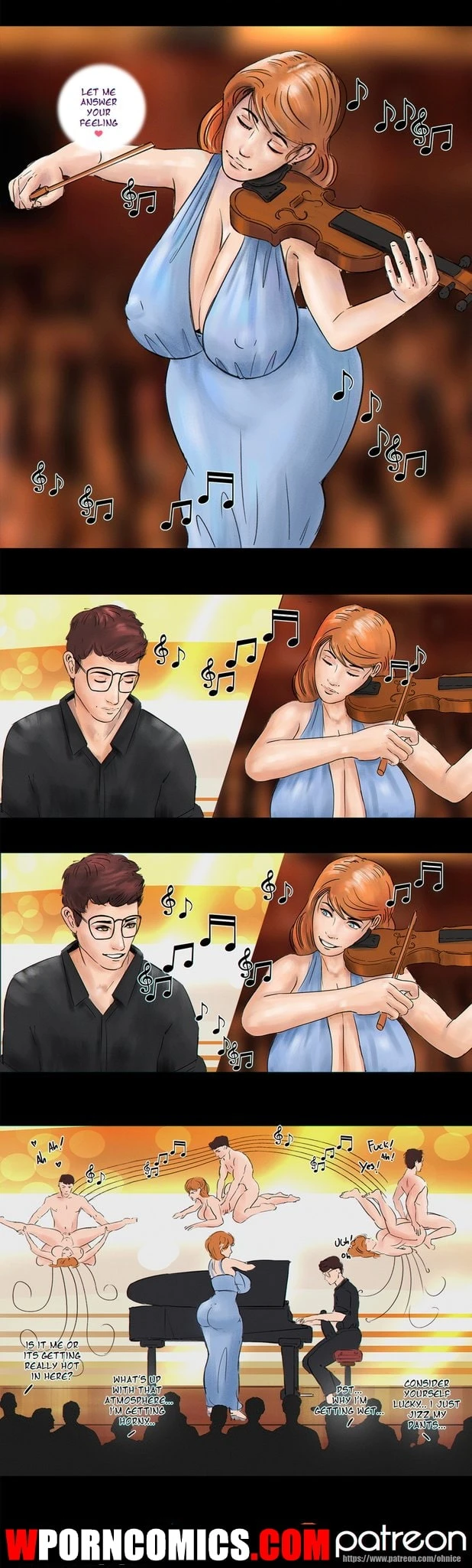 Porn Comic Musicians Troubles - 9#
