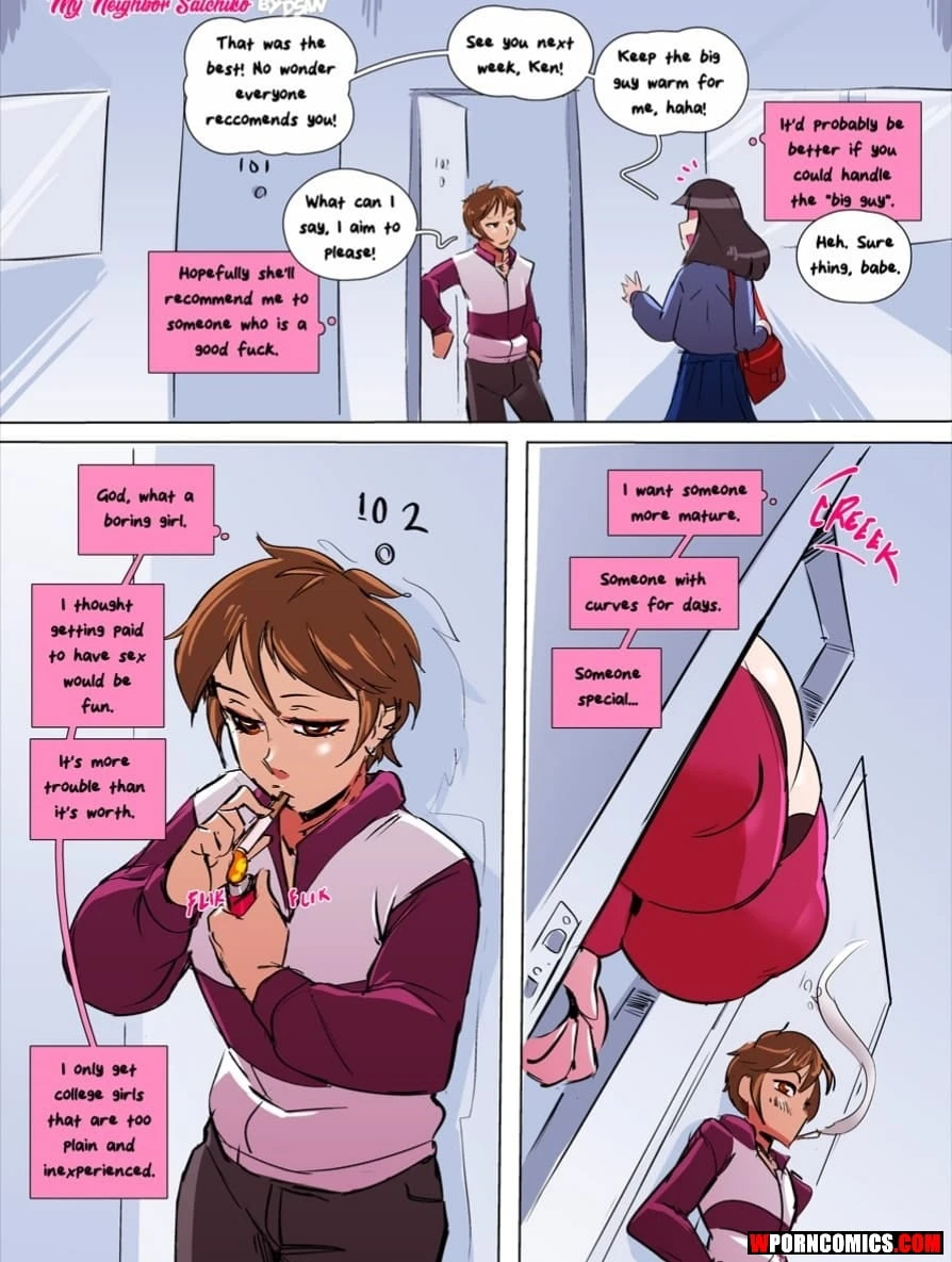 Porn Comic My Neighbor Satchiko - 3#