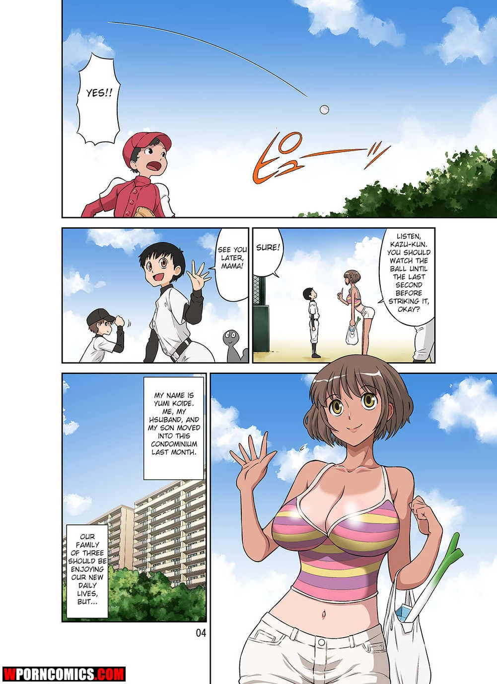 Porn Comic Netorare Genki Mama - 3#