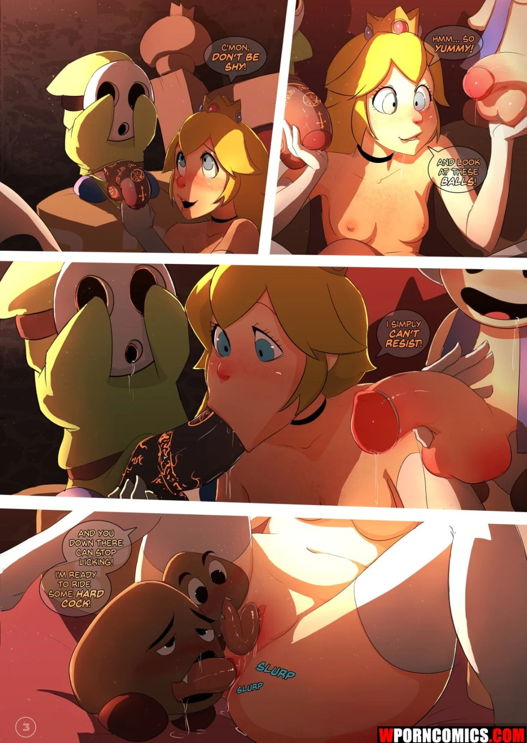 Porn Comic Peach Princess - 3#