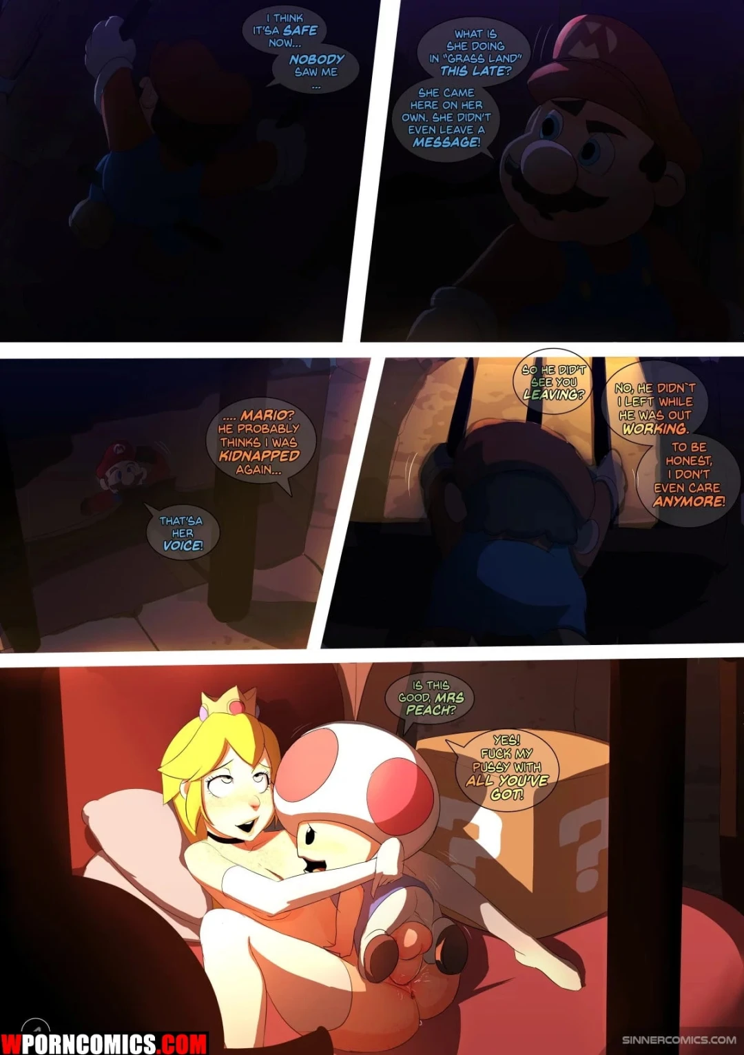 Porn Comic Peach Princess - 4#