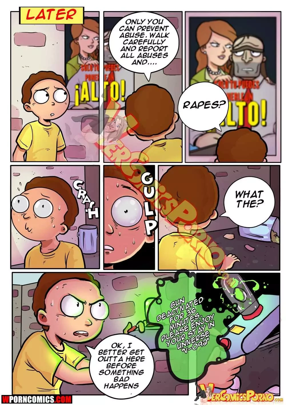 Porn Comic Pleasure Trip Part 1 Rick And Morty - 8#
