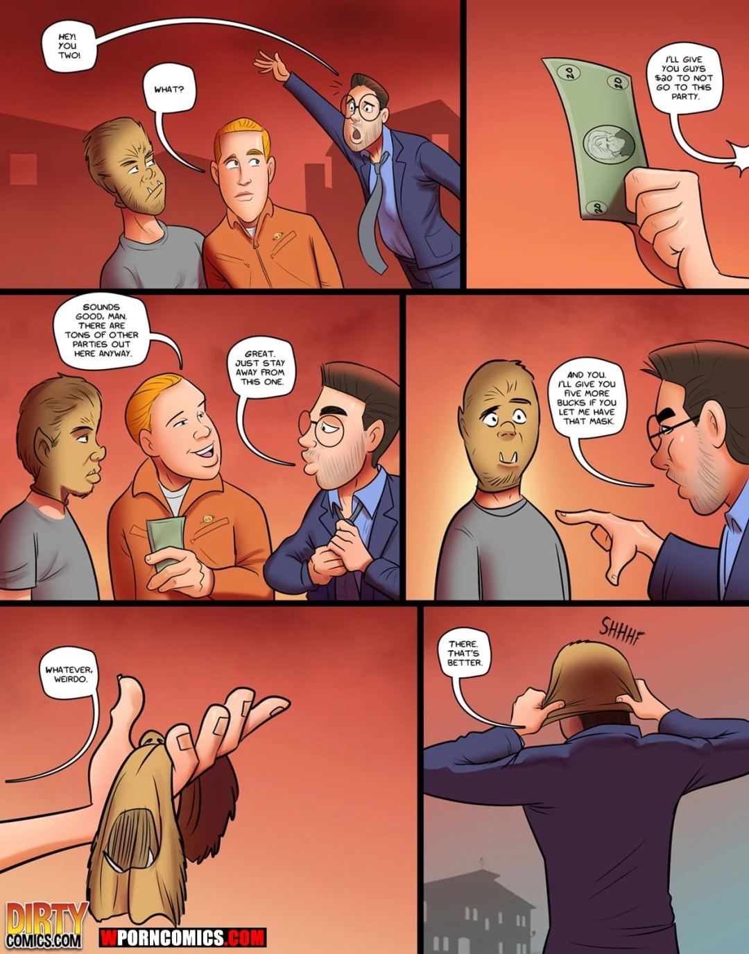 Porn Comic Saving Halloween - 8#
