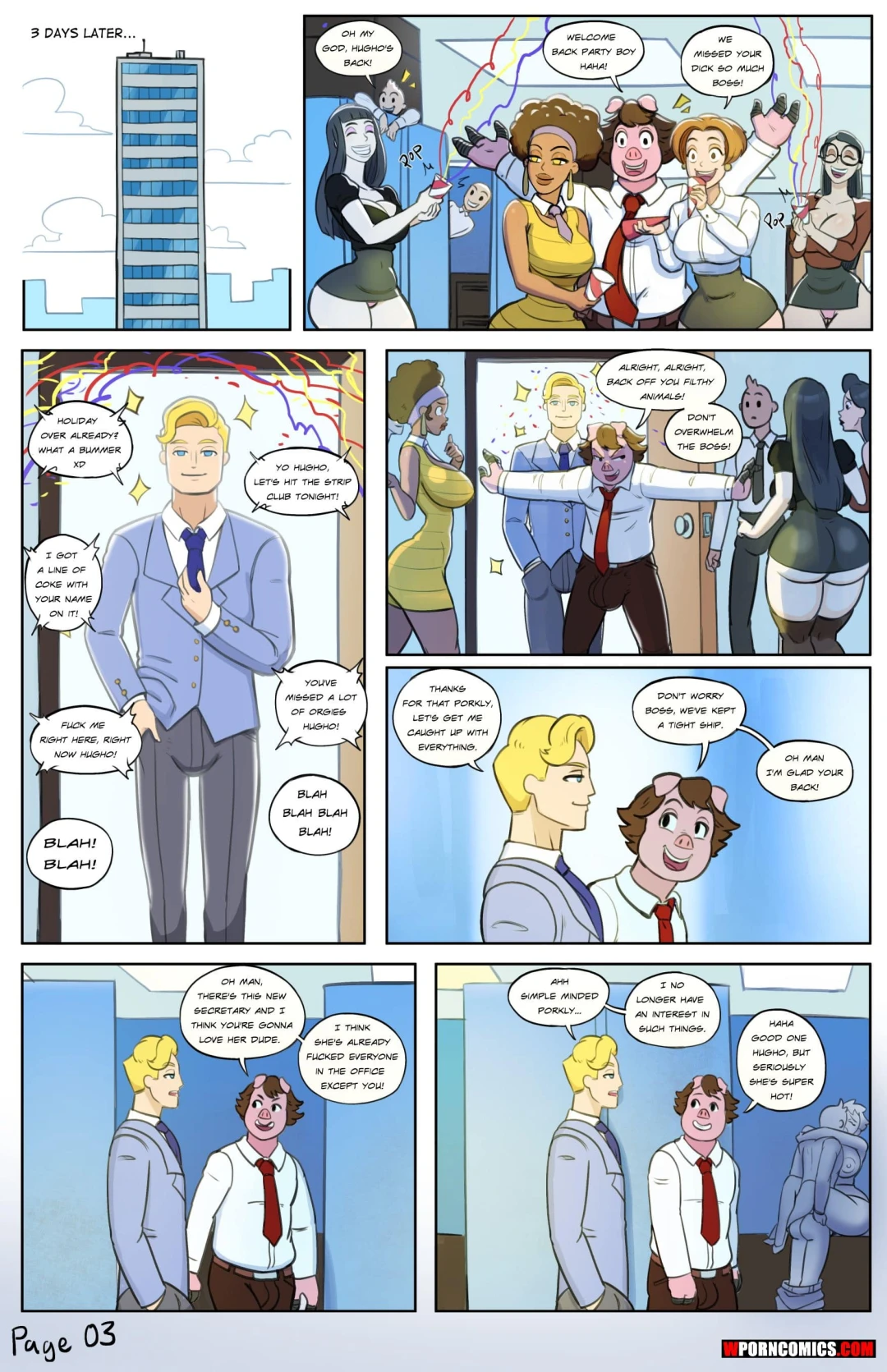 Porn Comic Secretary Jones - 4#