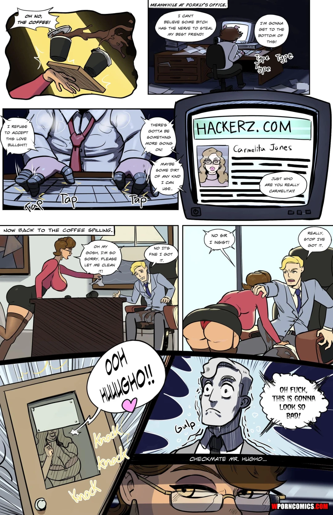 Porn Comic Secretary Jones - 9#