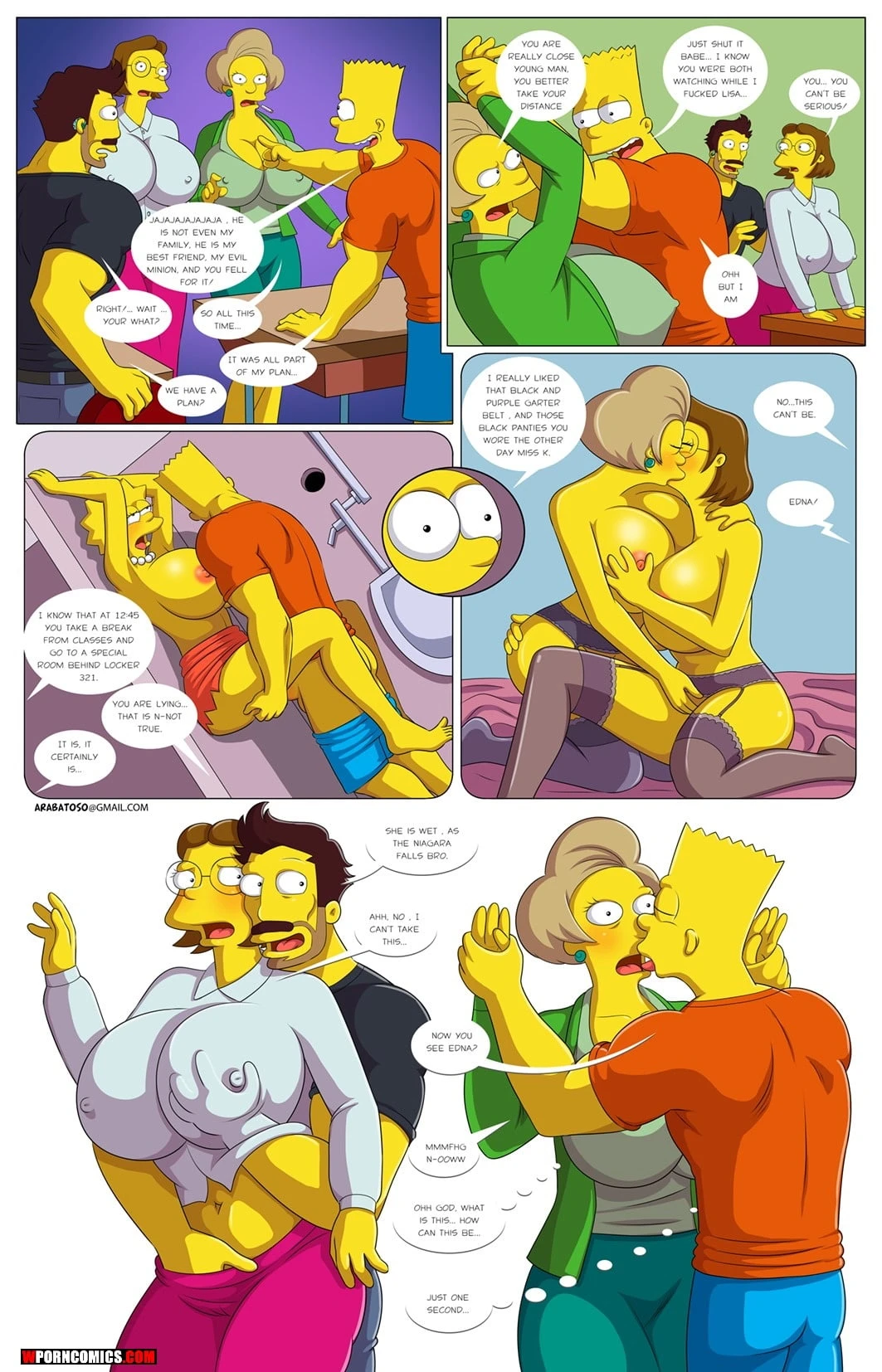 Porn Comic Simpsons Darrens Adventure Part 3 - 4#
