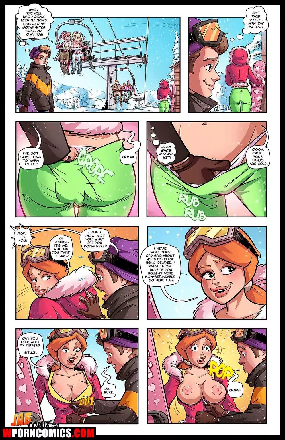 Porn Comic Snowed In - 11#