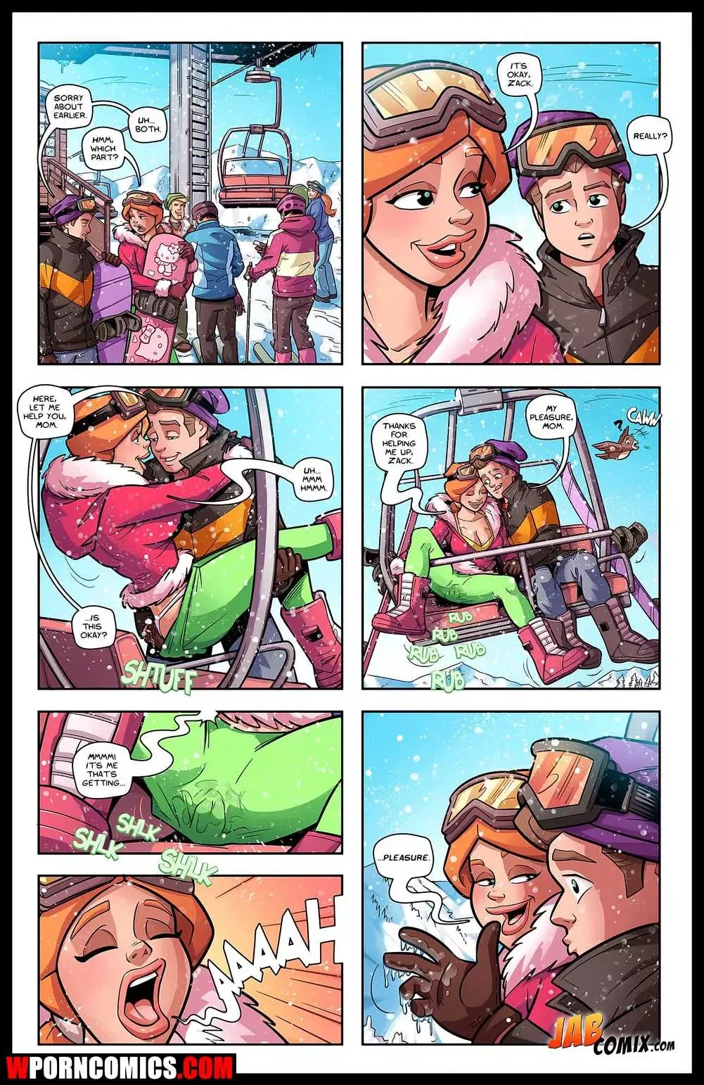 Porn Comic Snowed In - 12#